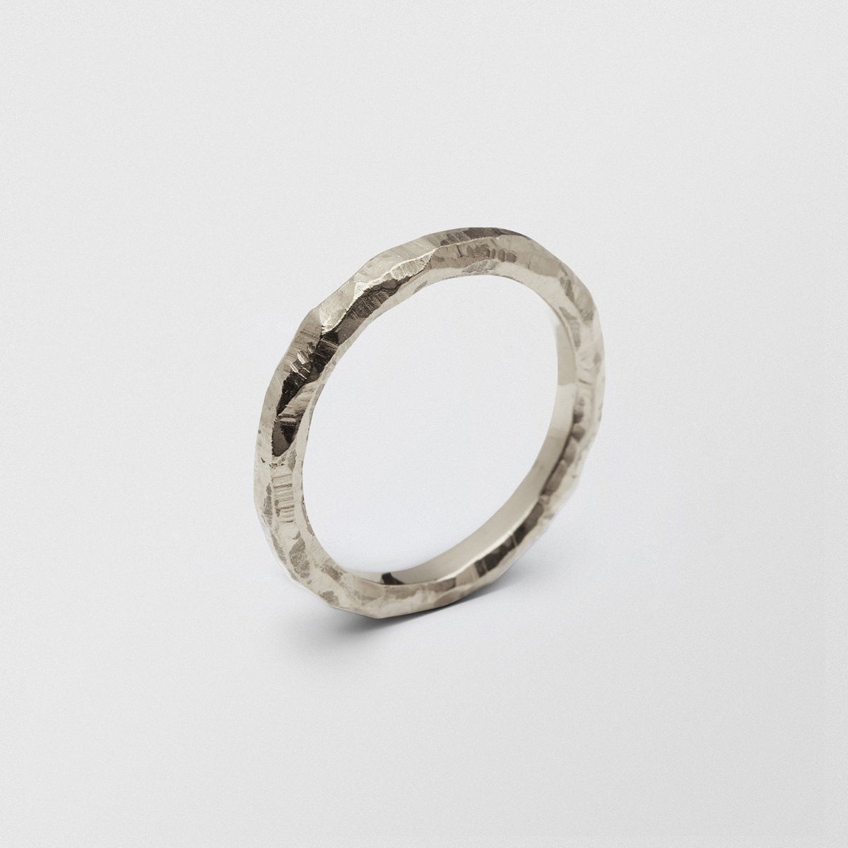 Ringo Plain 3mm 18K White Gold Ring