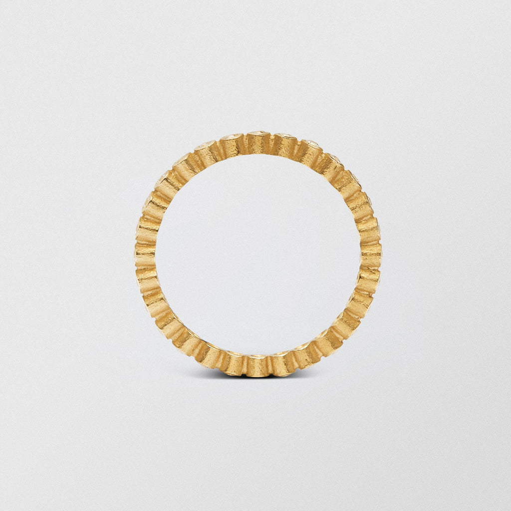 Ringo Full Eternity Low 18K Guld Ring m. Diamanter