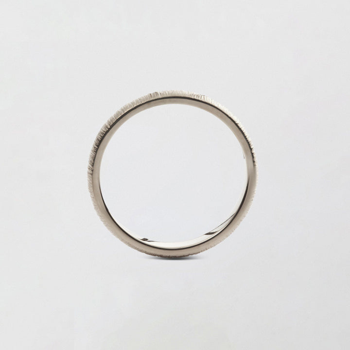 Randi Low Plain 3mm 18K Hvidguld Ring