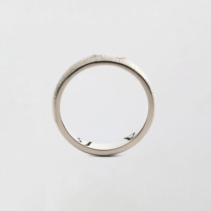 Randi Low Plain 5mm 18K Hvidguld Ring