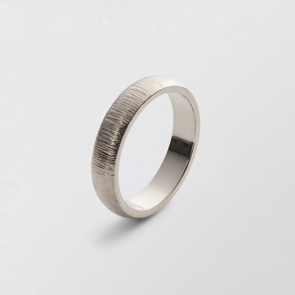Randi Low Plain 5mm 18K Whitegold Ring