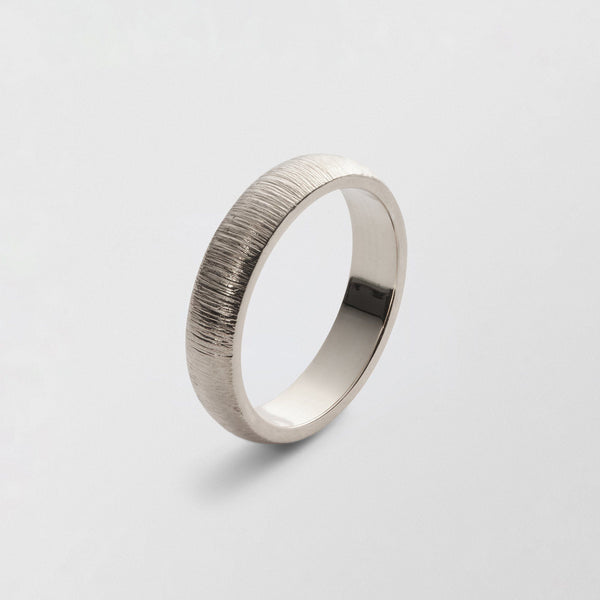 Randi Low Plain 5mm 18K Whitegold Ring
