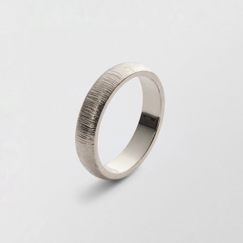 Randi Low Plain 5mm 18K Whitegold Ring