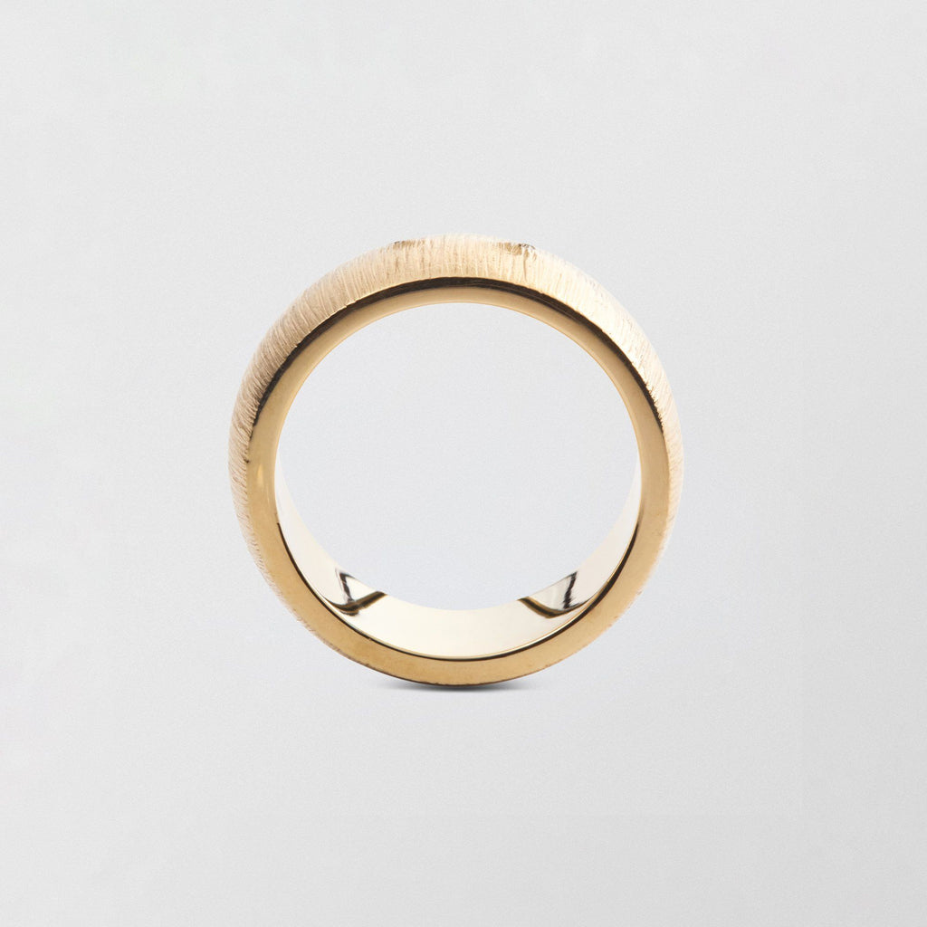 Randi Low Plain 9mm 18K Gold Ring