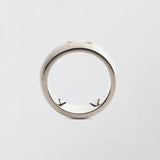 Randi Low Plain 9mm 18K Whitegold Ring