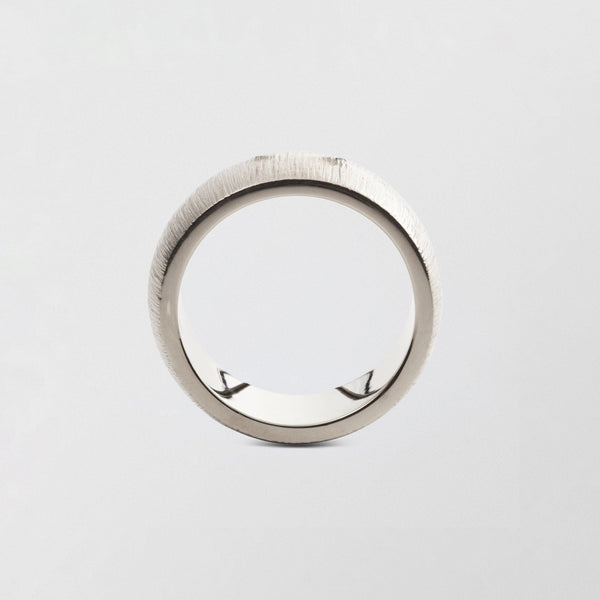 Randi Low Plain 9mm 18K Whitegold Ring