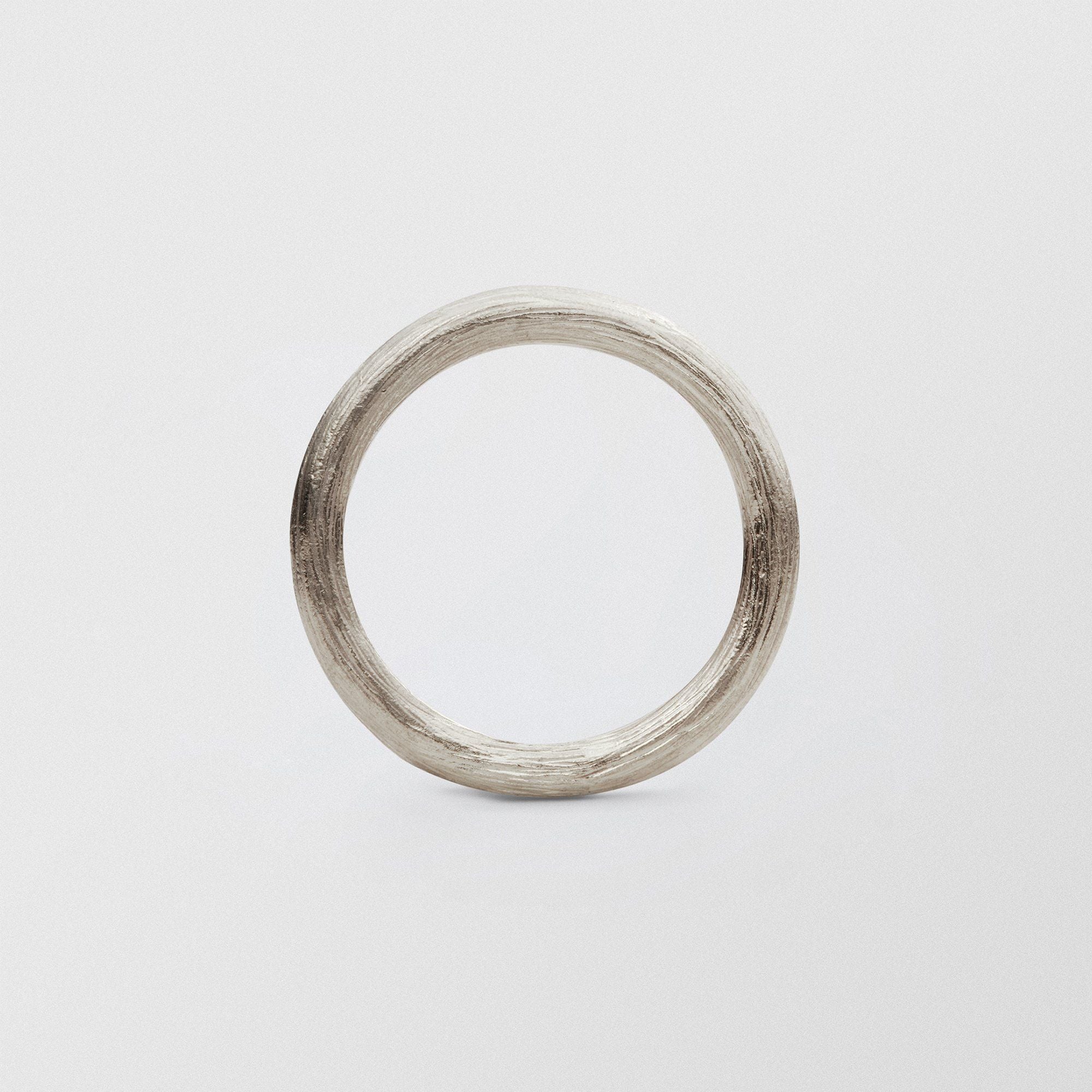 Vide Plain 3mm 18K Whitegold Ring