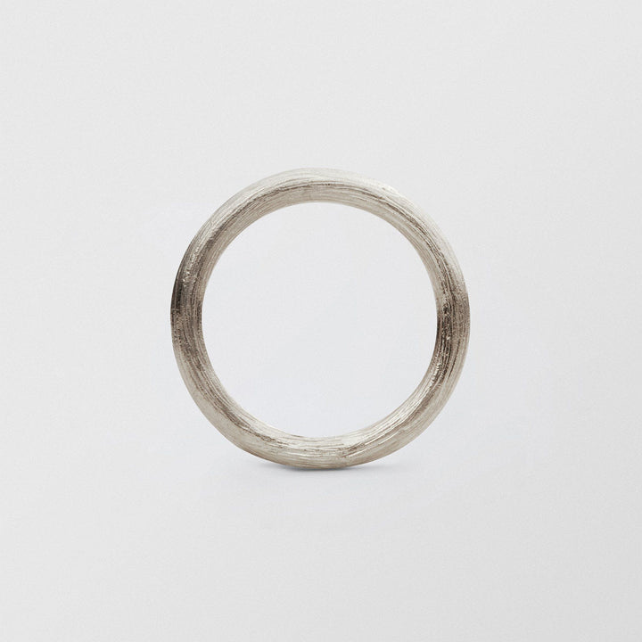 Vide Plain 3mm 18k Hvidguld Ring