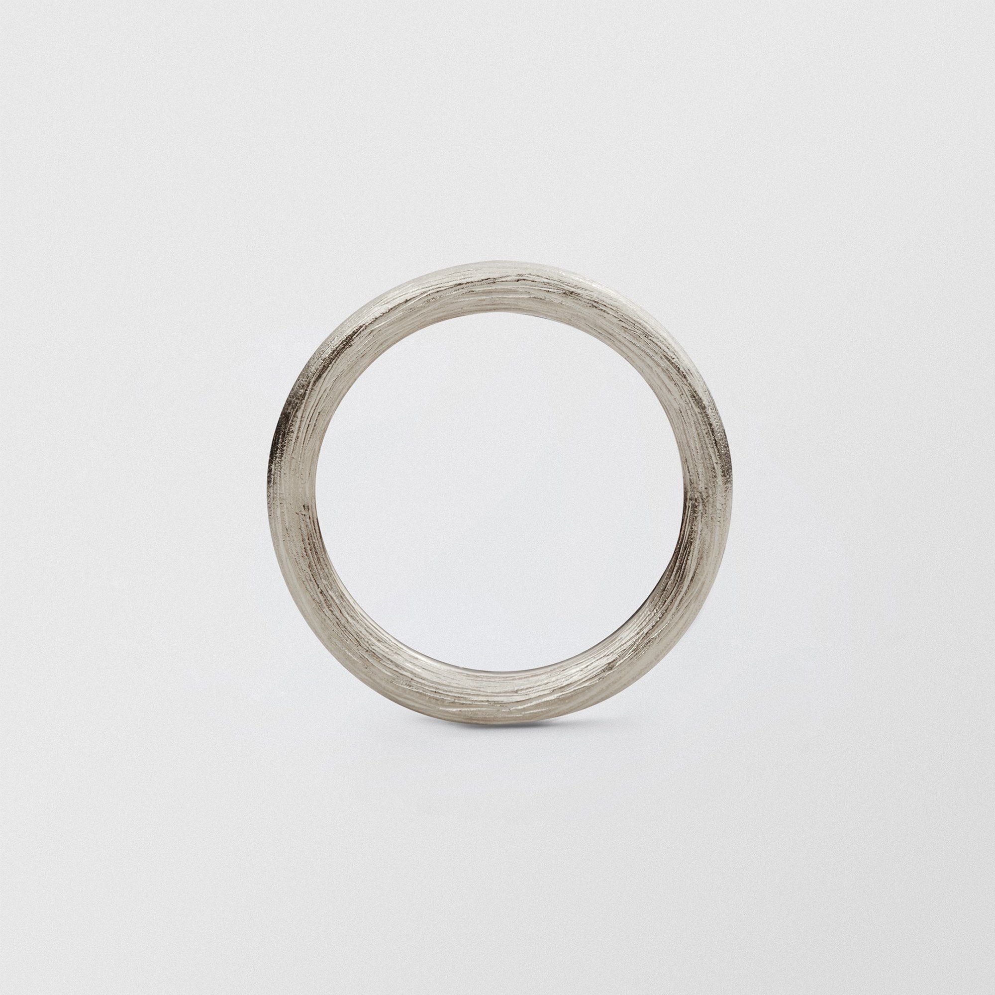 Vide Plain 4mm 18K Whitegold Ring