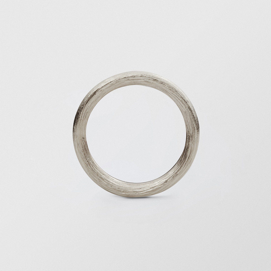 Vide Plain 4mm 18K Whitegold Ring