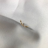 Welle 14K Gold Ring W. Diamant