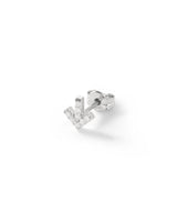 Arrow Pavé 14k Whitegold Studs w. Diamonds