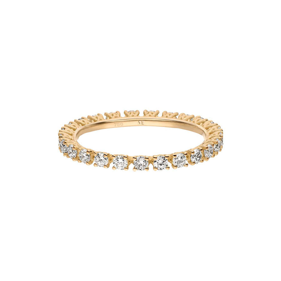 Wilderness Memoire 18K Gold Ring w. Lab-Grown Diamond
