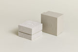 Rock Square 18K Whitegold Pendant w. Diamonds