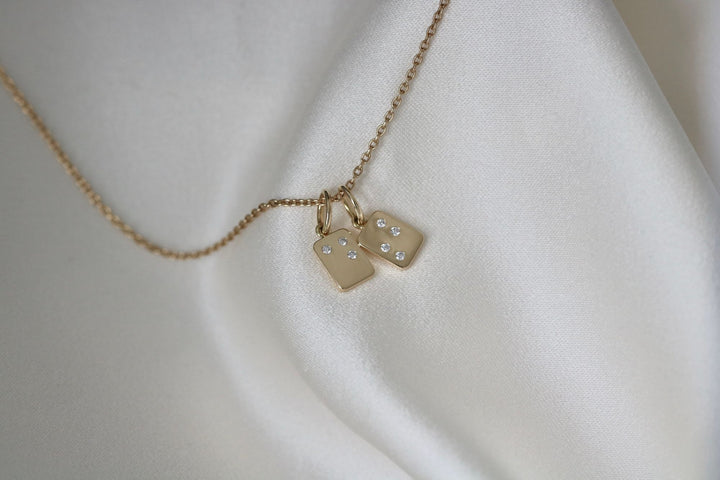 Min hemmelighed d 18k Guld Vedhæng m. Diamanter