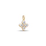 Poem 14K Gold Pendant w. White Topaz