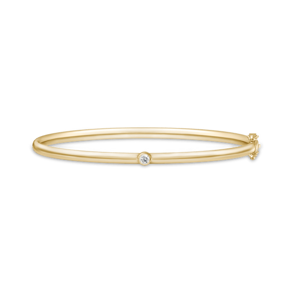 Purity 14K Gold Bracelet w. Diamond