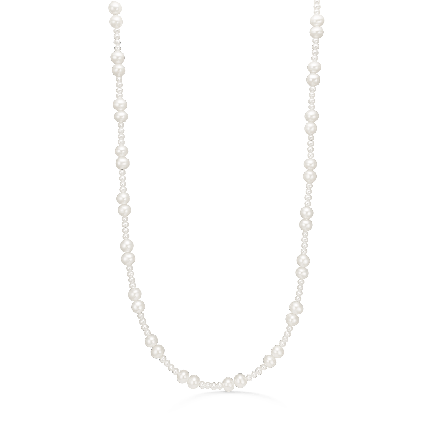 Eden 14K Gold Necklace w. White Pearls – The Jewellery Room