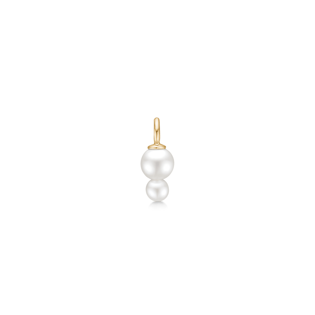 Eden 14K Gold Pendant w. White Pearls