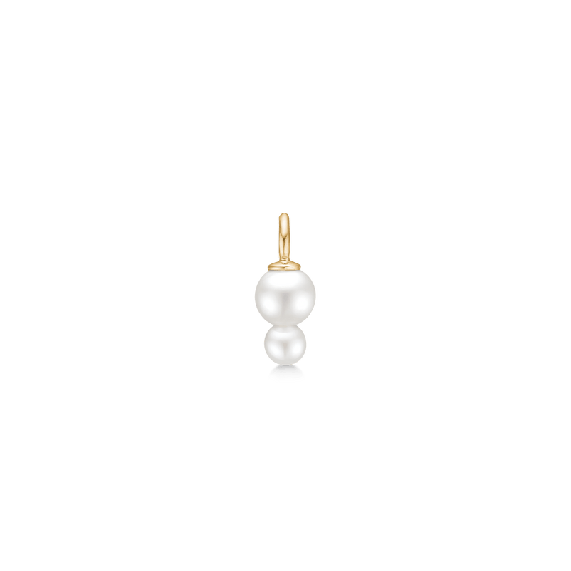 Eden 14K Gold Pendant w. White Pearls