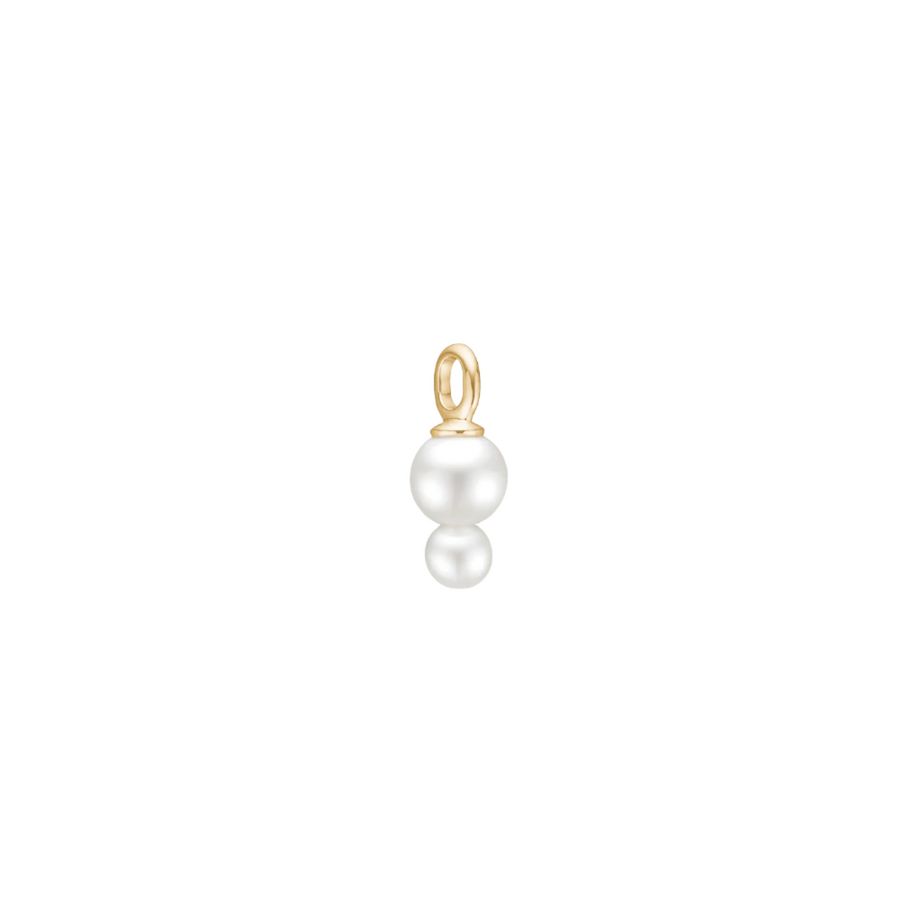 Eden 14K Gold Pendant w. White Pearls