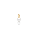 Eden 14K Gold Pendant w. White Pearls