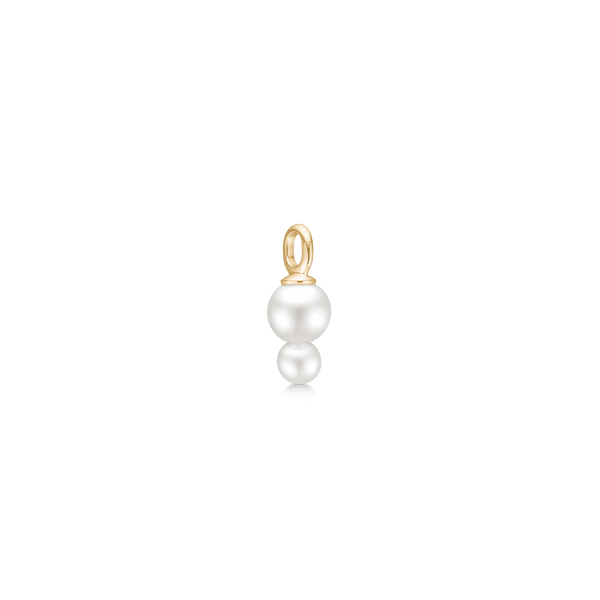 Eden 14K Gold Pendant w. White Pearls