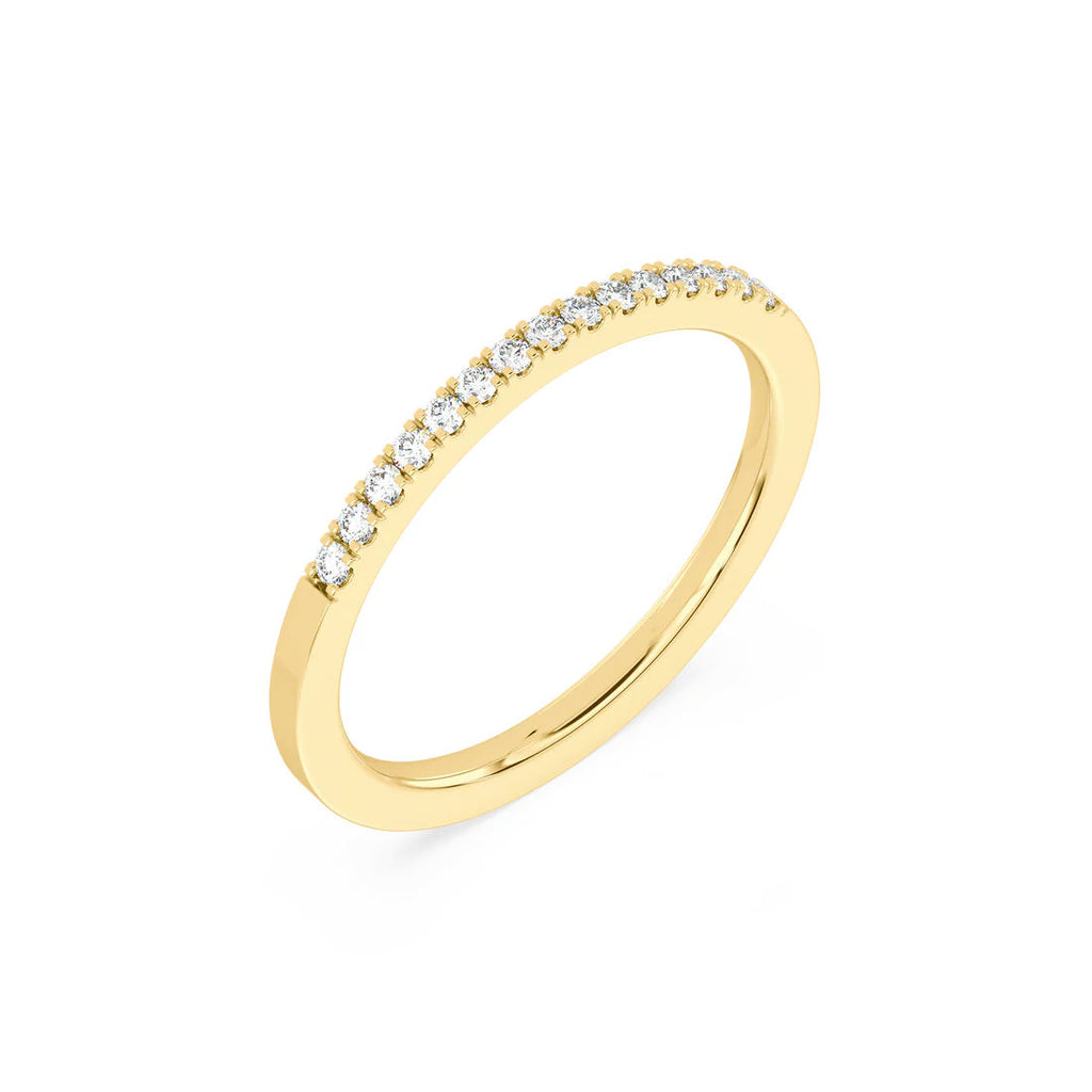 LIV 14K GOLD RING W. Diamanten