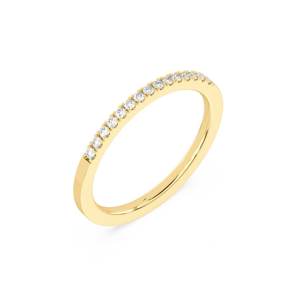 Liv 14K Gold Ring w. Diamonds