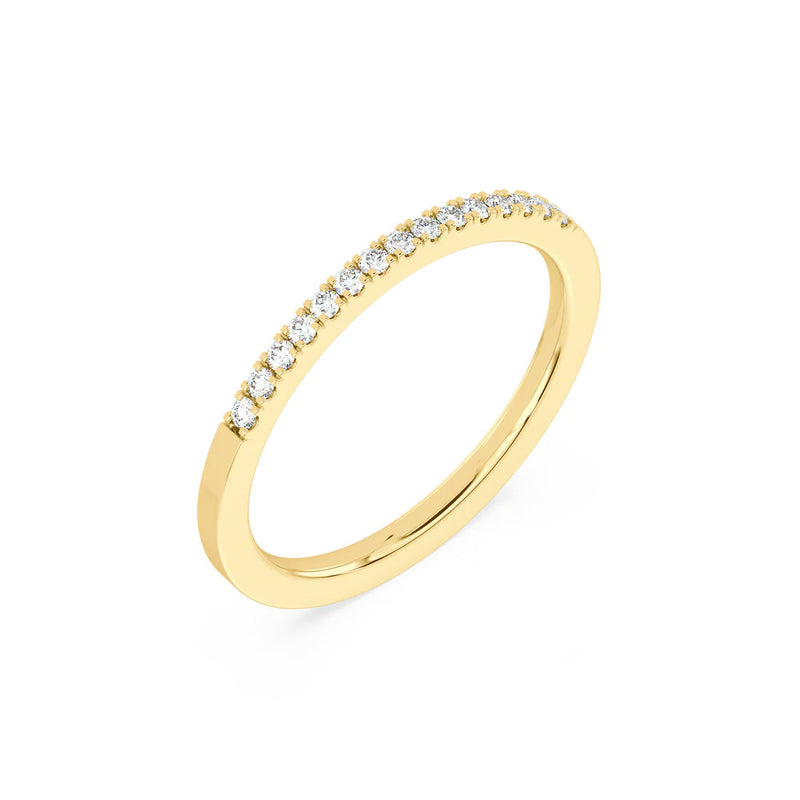Liv 14K Gold Ring w. Diamonds