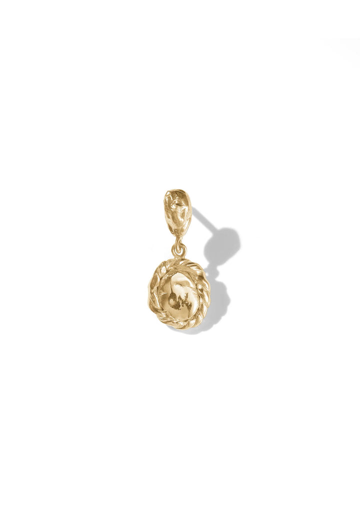 Orabelle Halo Drop 14K Gold Earring