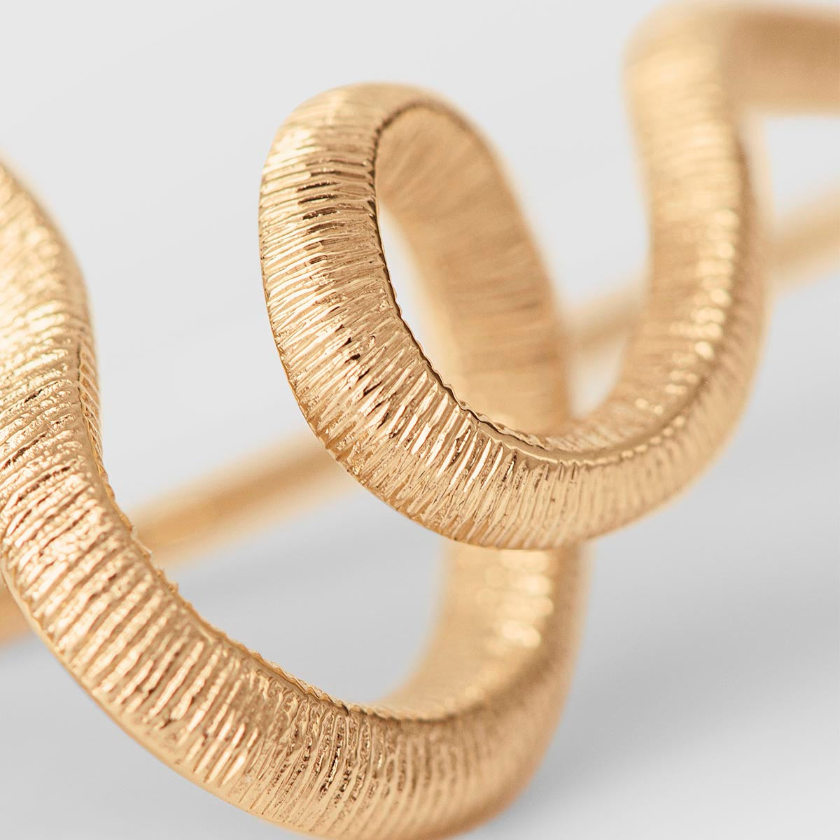 Snakes 18K Guld Ørering m. Diamanter