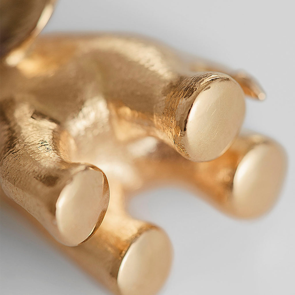 Stor Elephant Charm 18K Guld vedhæng m. Diamanter
