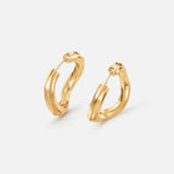 Under The Sea Large 18K Gold Hoops