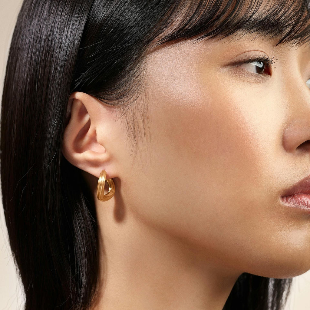 Under The Sea Small 18K Gold Hoops