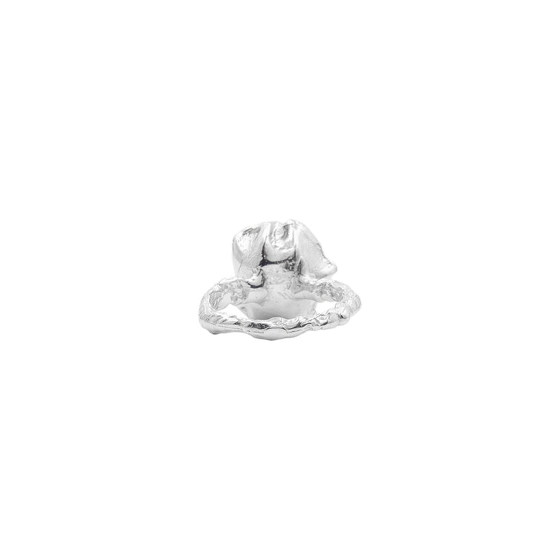 The Adonis Silver Ring w. Pearl