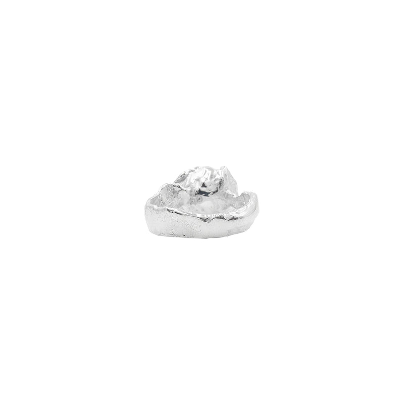 The Agapi Silver Ring w. Pearl