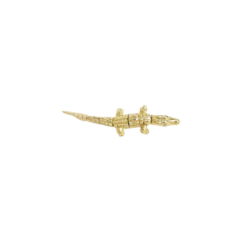 Alligator Convertible Earring with two pins