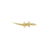 Alligator Convertible 18K Gold Earring