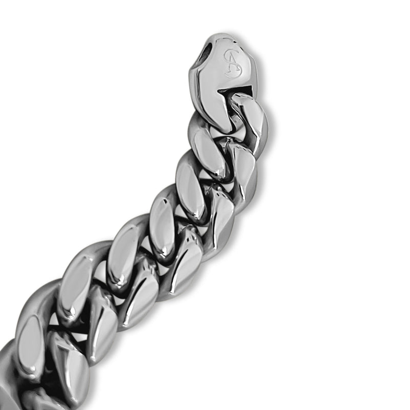 Chain Link Rustfrit stål Armbånd