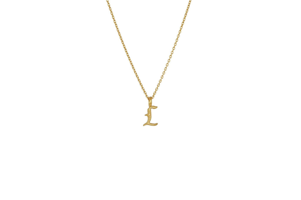 IX L Ice 22K Gold Plated Pendant