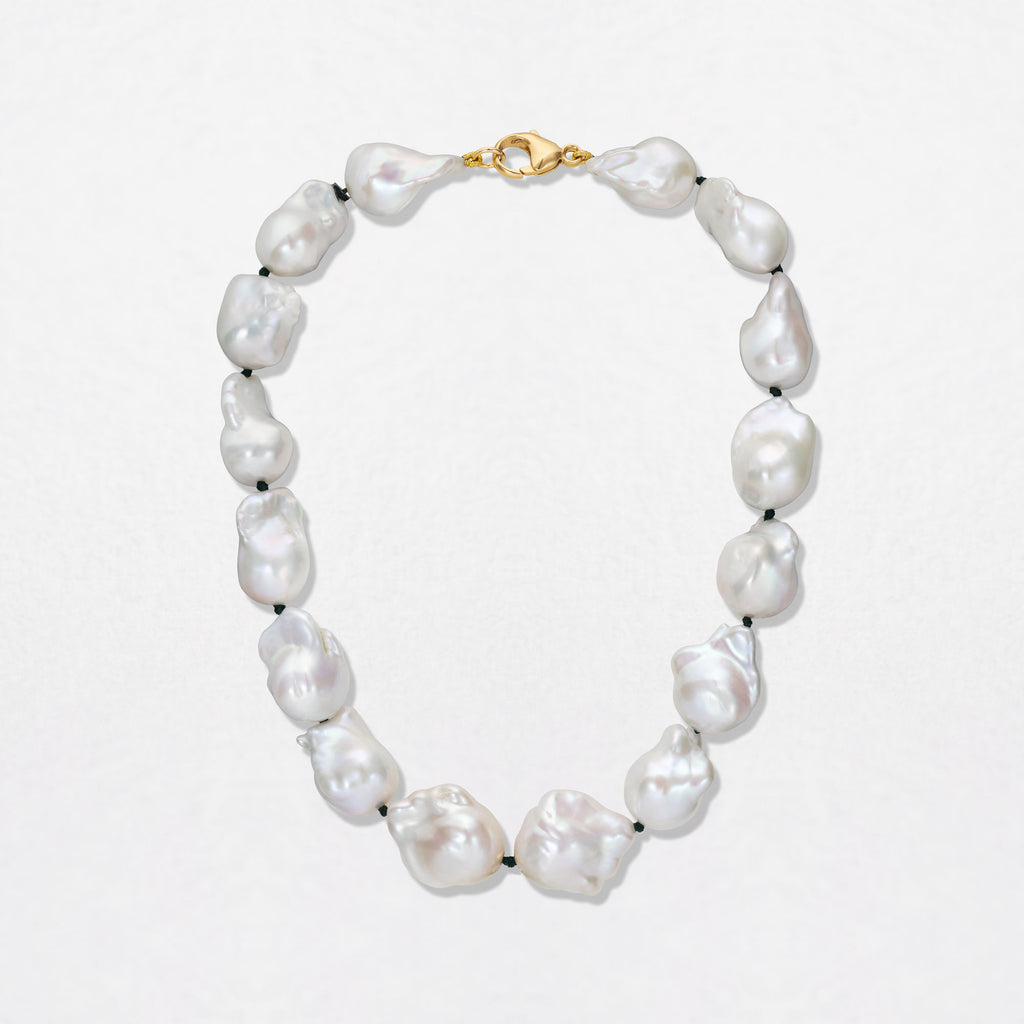 Baroque Pearl 18K Gold Necklace
