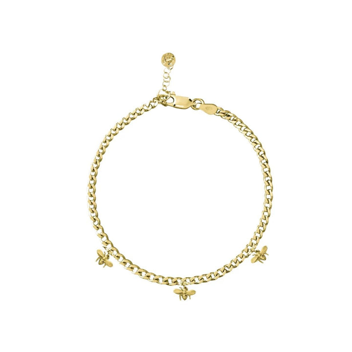 Beehive Gold Plated Necklace