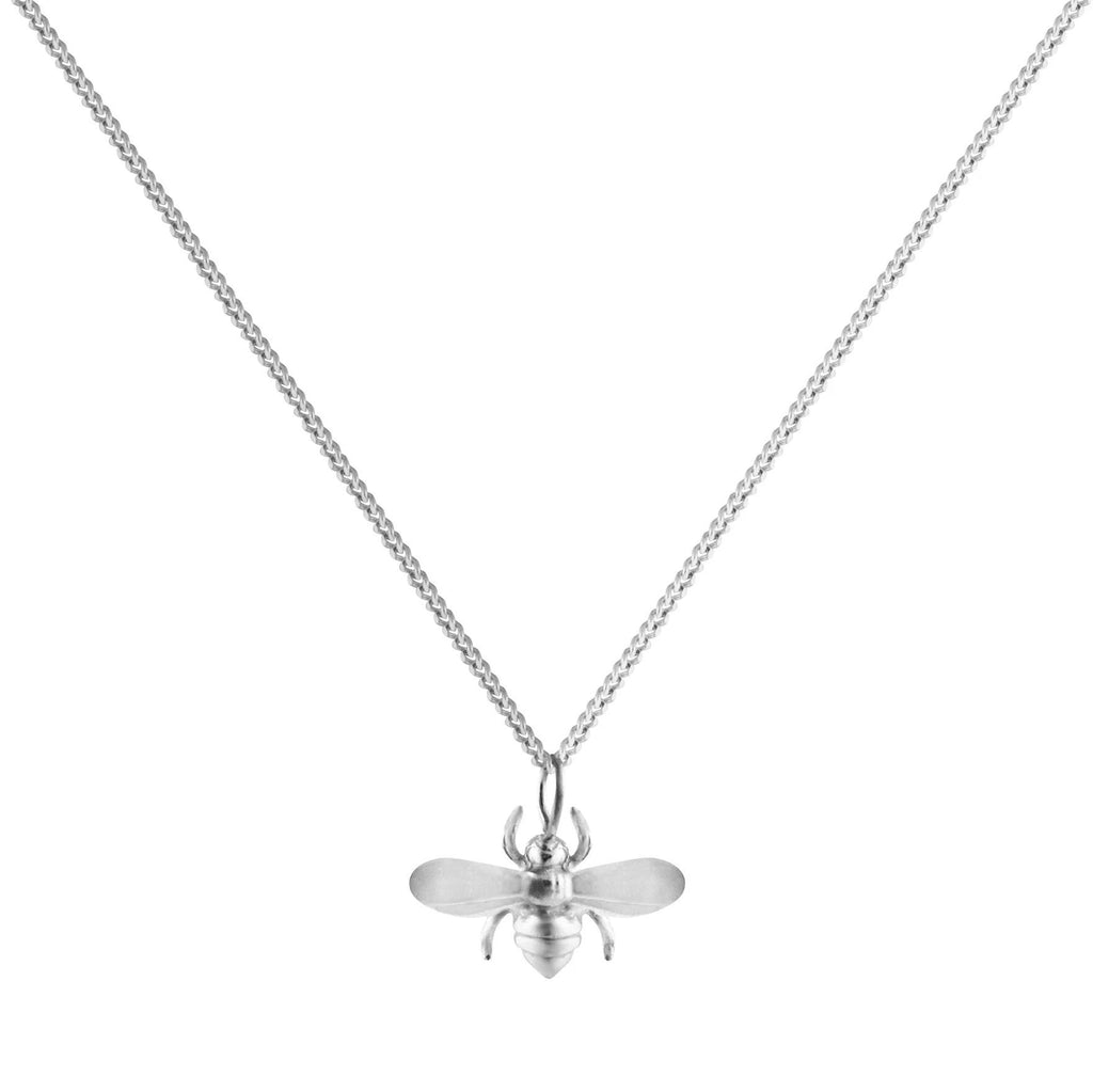 Bee Silver Necklace