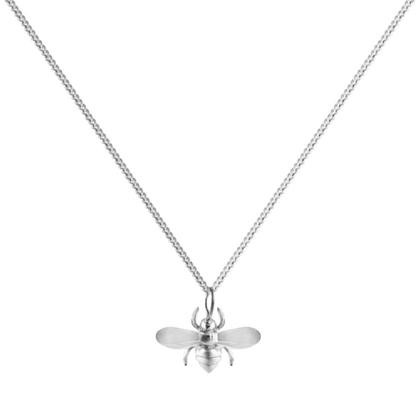 Bee Silver Necklace