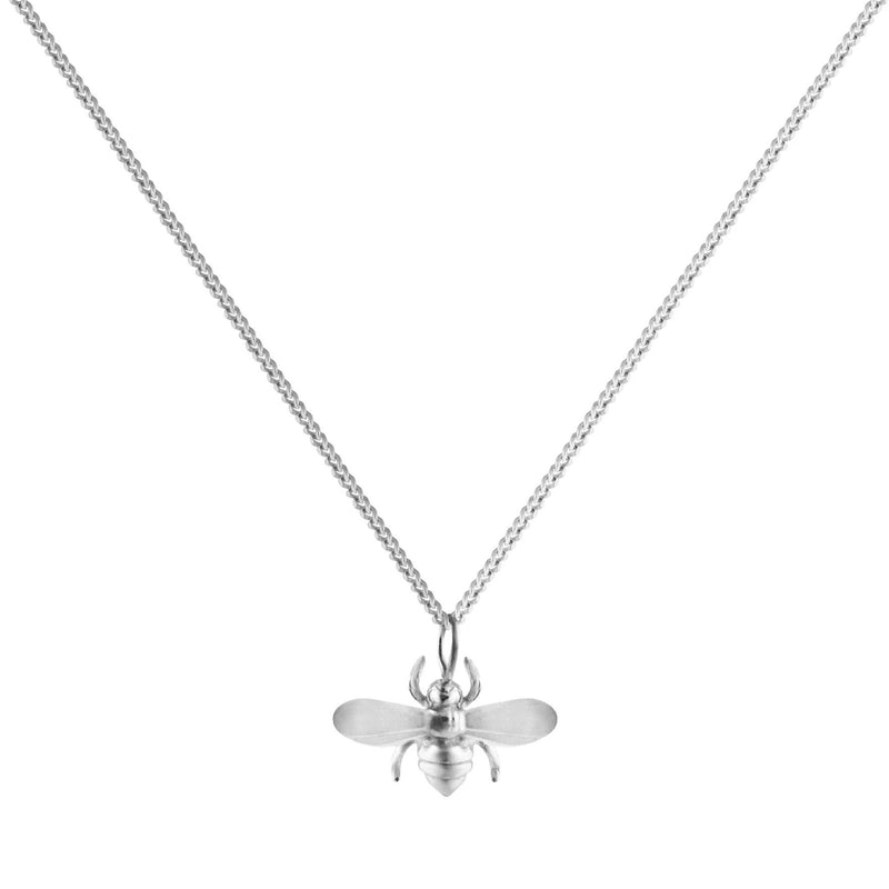 Bee Silver Necklace