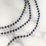 Black Pearl & Gold Bead 18K Gold Necklace