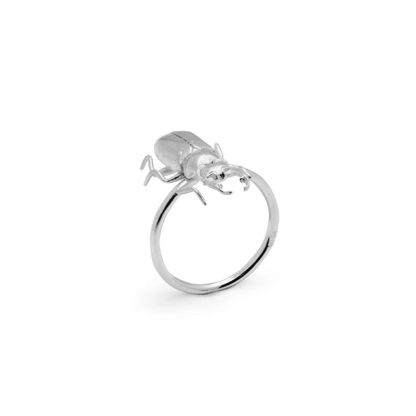Beetle Silver Ring