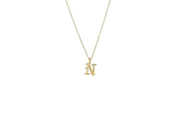 IX N Ice 22K Gold Plated Pendant