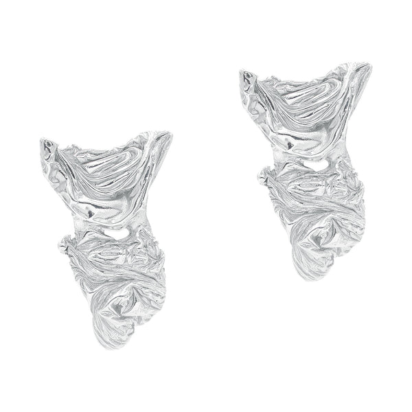 The Caryatides Silver Earrings